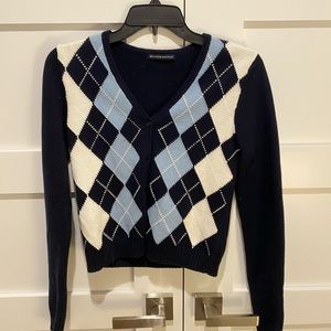 Brandy Melville plaid sweater